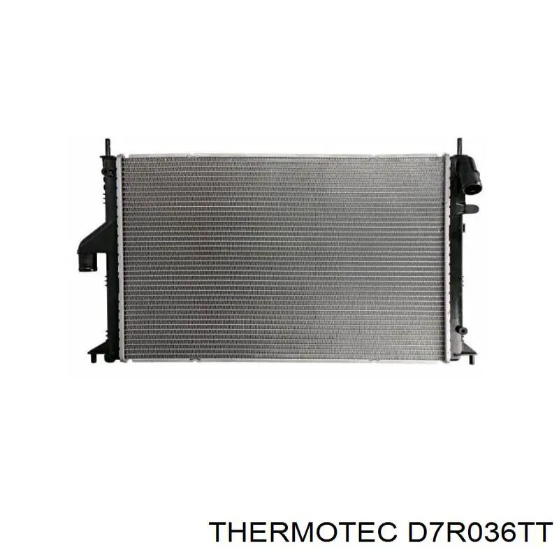 D7R036TT Thermotec radiador refrigeración del motor