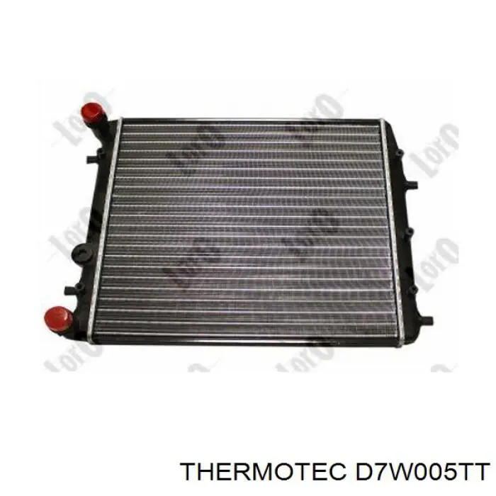 D7W005TT Thermotec radiador refrigeración del motor