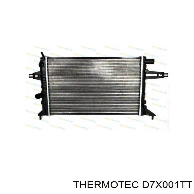 D7X001TT Thermotec radiador refrigeración del motor