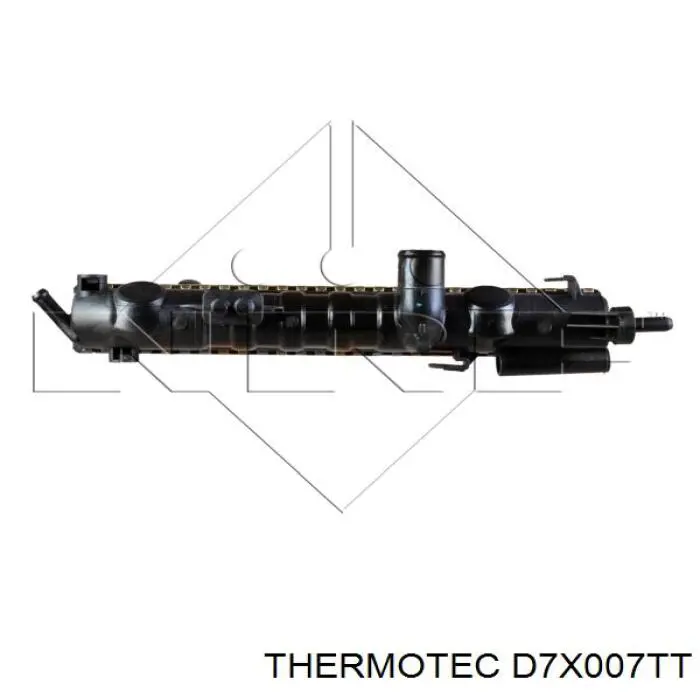 D7X007TT Thermotec radiador refrigeración del motor