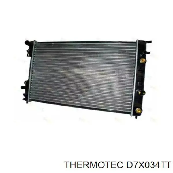 D7X034TT Thermotec radiador refrigeración del motor