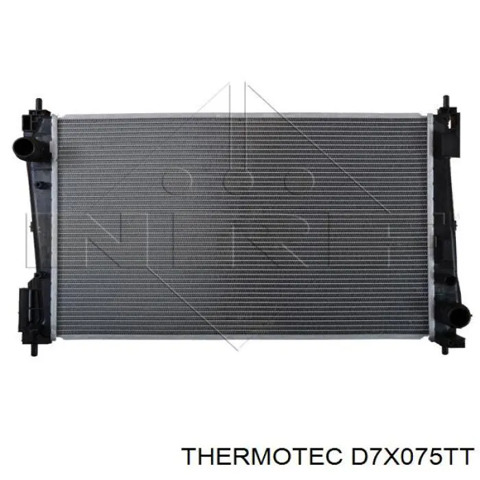 D7X075TT Thermotec radiador refrigeración del motor