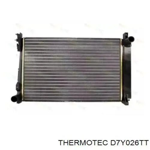 D7Y026TT Thermotec radiador refrigeración del motor