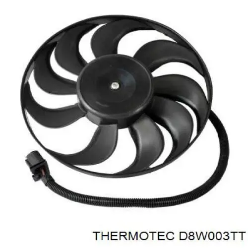 D8W003TT Thermotec ventilador (rodete +motor refrigeración del motor con electromotor completo)