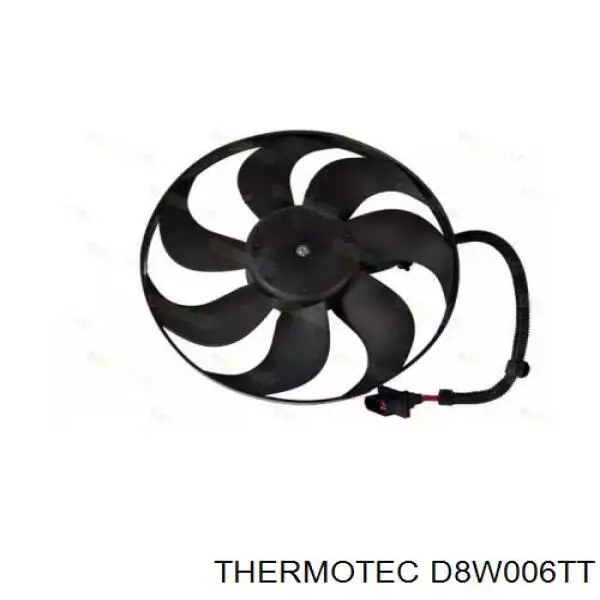 D8W006TT Thermotec ventilador (rodete +motor refrigeración del motor con electromotor completo)