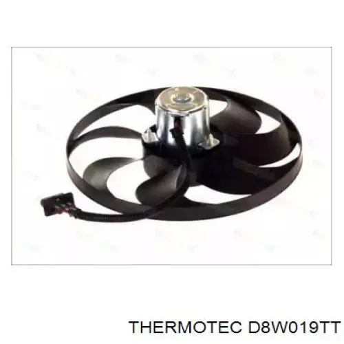 D8W019TT Thermotec ventilador (rodete +motor refrigeración del motor con electromotor completo)