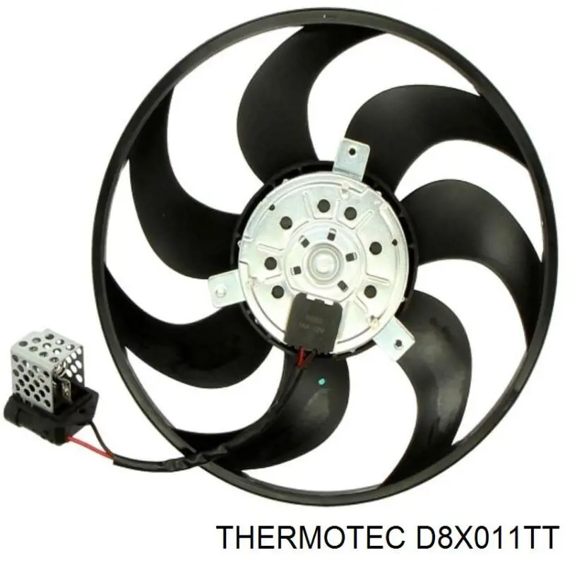 D8X011TT Thermotec ventilador (rodete +motor refrigeración del motor con electromotor completo)