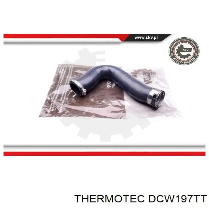 DCW197TT Thermotec tubo flexible de aire de sobrealimentación derecho