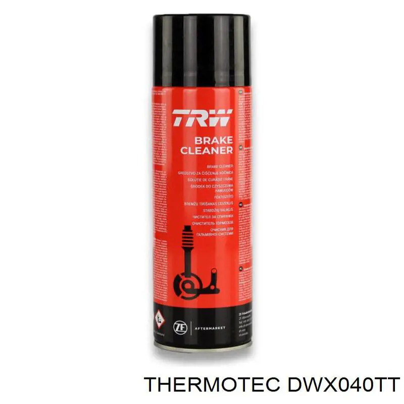 DWX040TT Thermotec tubería de radiador arriba