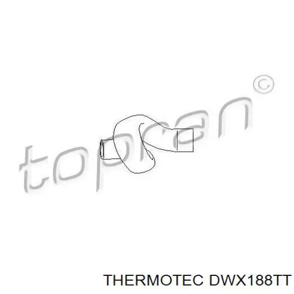 DWX188TT Thermotec tubería de radiador arriba