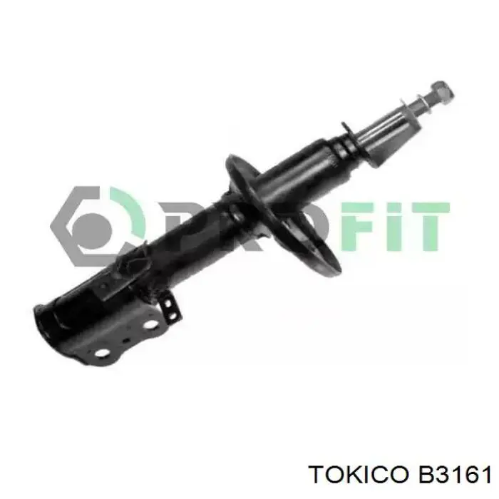 B3161 Tokico amortiguador trasero derecho