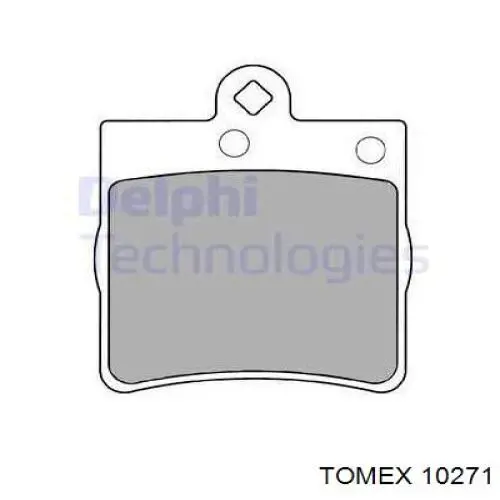 10271 Tomex pastillas de freno delanteras