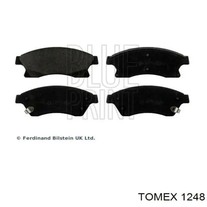 1248 Tomex pastillas de freno delanteras