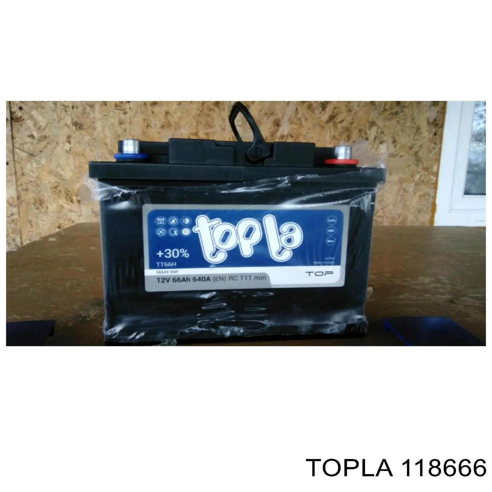 118666 Topla batería de arranque