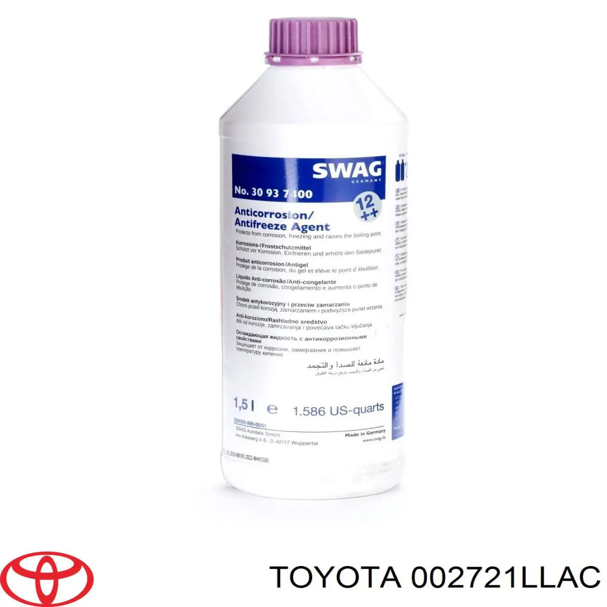 002721LLAC Toyota refrigerante