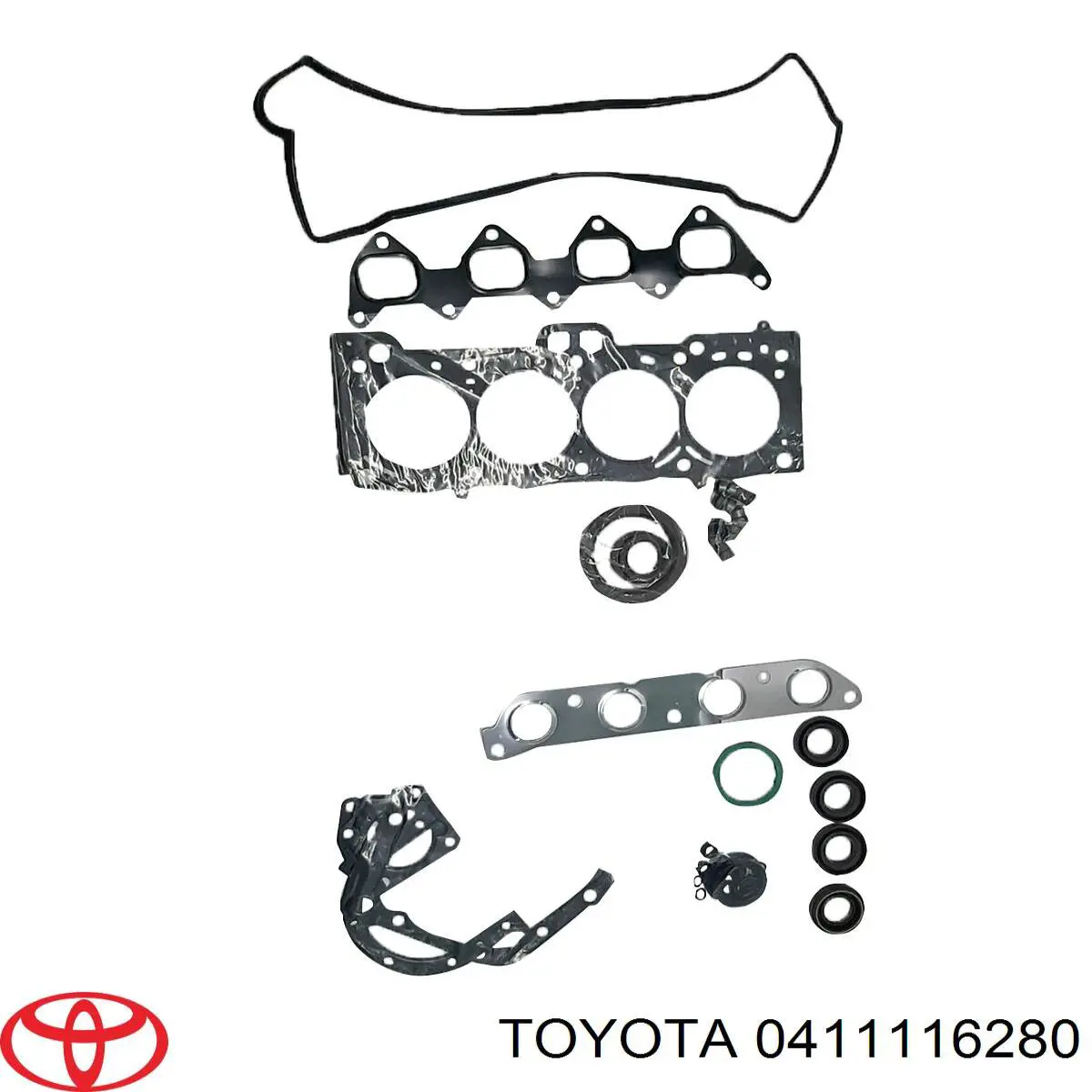 0411-116280 Toyota juego de juntas de motor, completo