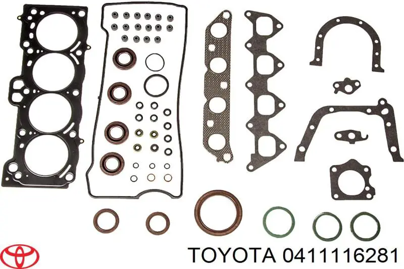 0411116281 Toyota juego de juntas de motor, completo