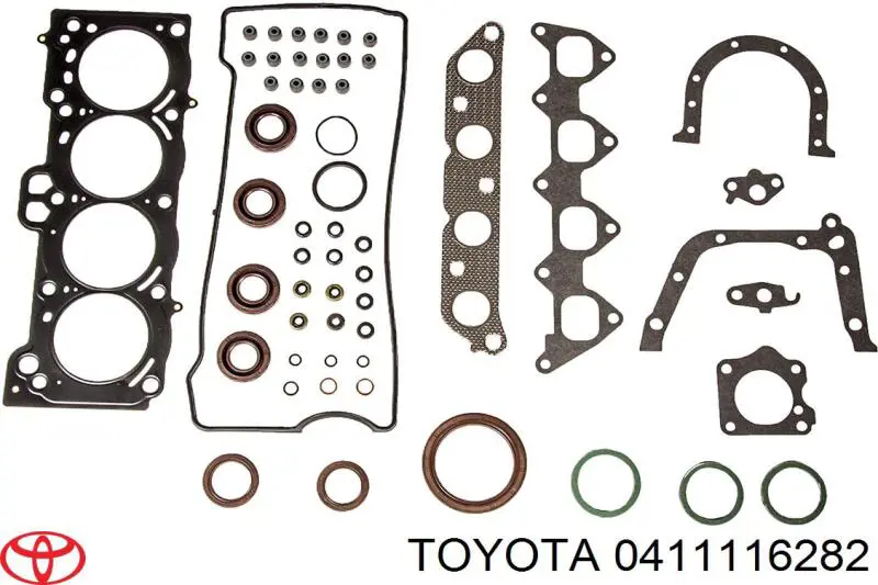 411116282 Toyota juego de juntas de motor, completo