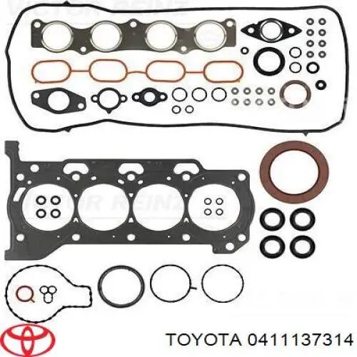 411137310 Toyota juego de juntas de motor, completo