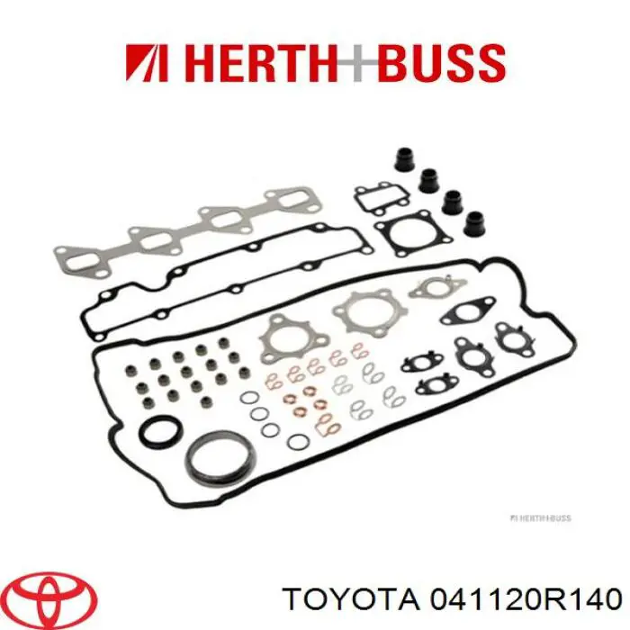  Juego de juntas de motor, completo, superior para Toyota Auris E15