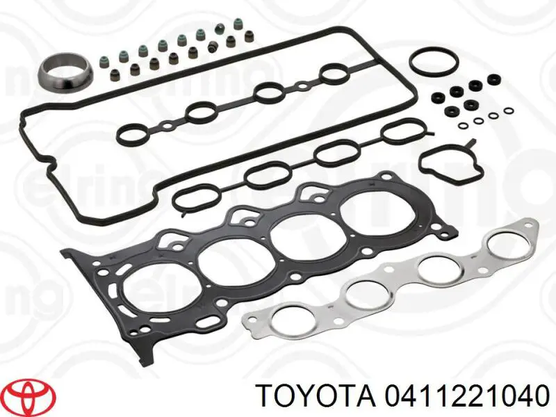  Juego de juntas de motor, completo, superior para Toyota Yaris P10