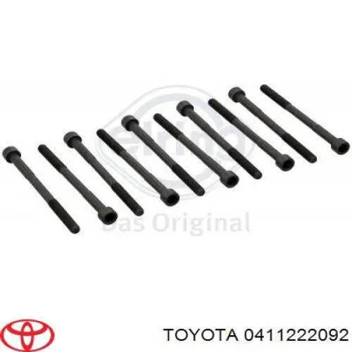 0411222092 Toyota juego de juntas de motor, completo, superior