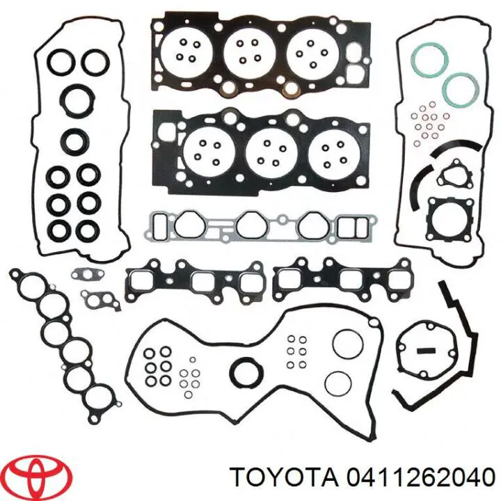 0411262040 Toyota juego de juntas de motor, completo, superior