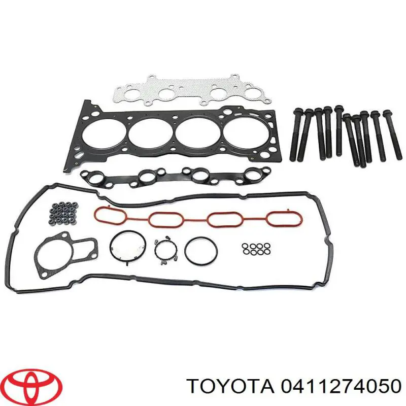 0411274050 Toyota juego de juntas de motor, completo, superior