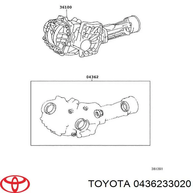 0436233020 Toyota 