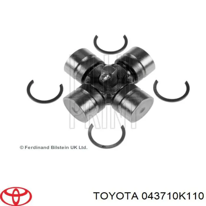 043710K110 Toyota cruceta de árbol de cardán trasero