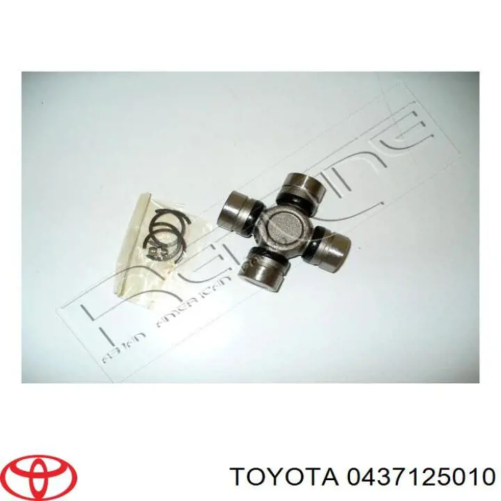 0437125010 Toyota cruceta de árbol de cardán trasero