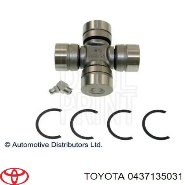 0437135031 Toyota cruceta de árbol de cardán trasero