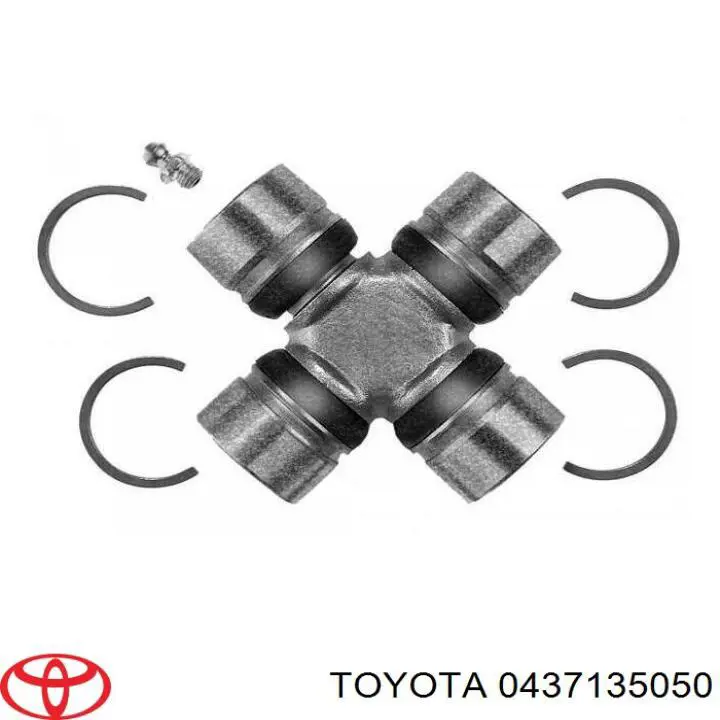 0437135050 Toyota cruceta de árbol de cardán trasero