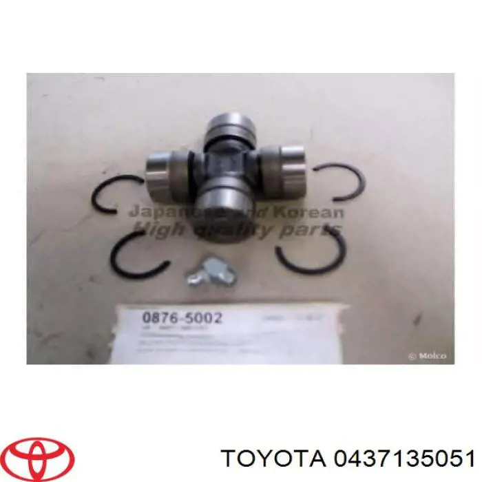 0437135051 Toyota cruceta de árbol de cardán trasero