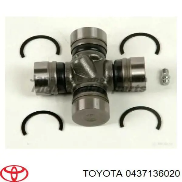 0437136020 Toyota cruceta de árbol de cardán trasero