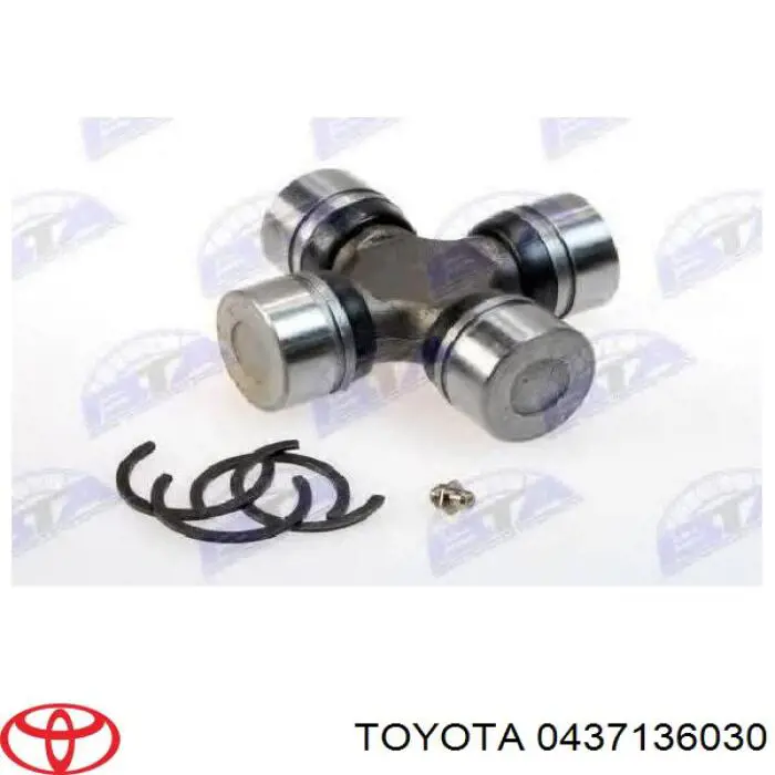 0437136030 Toyota cruceta de árbol de cardán trasero