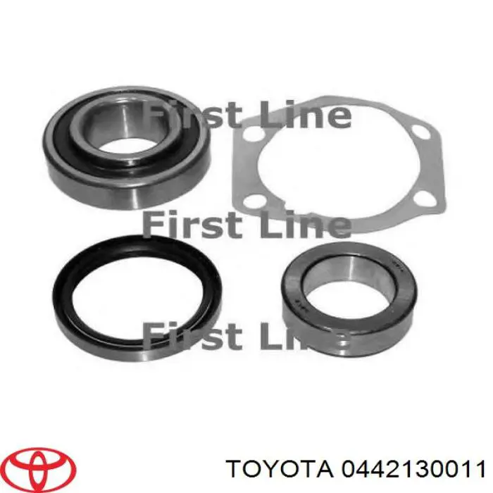 0442130011 Toyota cojinete, palier, eje trasero