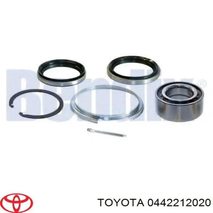 0442212020 Toyota anillo retén, cubo de rueda delantero