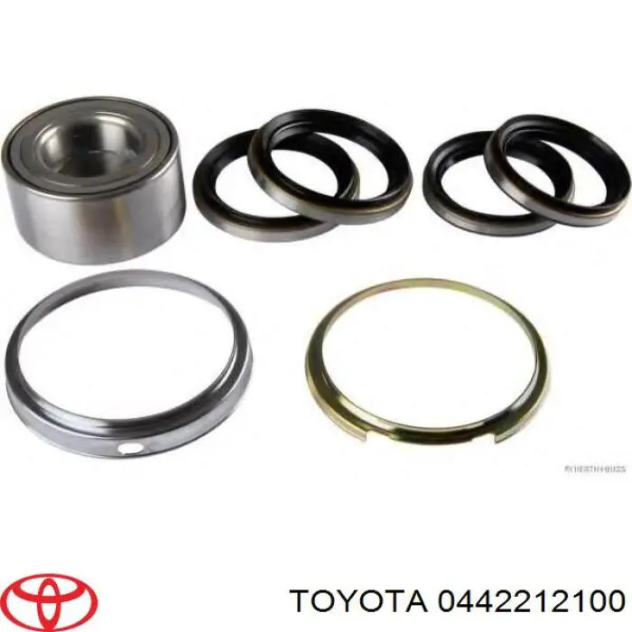 0442212100 Toyota anillo retén, cubo de rueda delantero