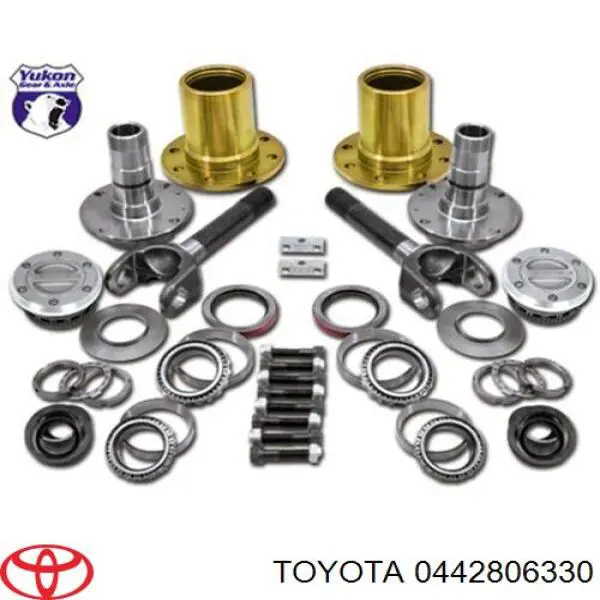 0442806330 Toyota juego de fuelles, árbol de transmisión delantero