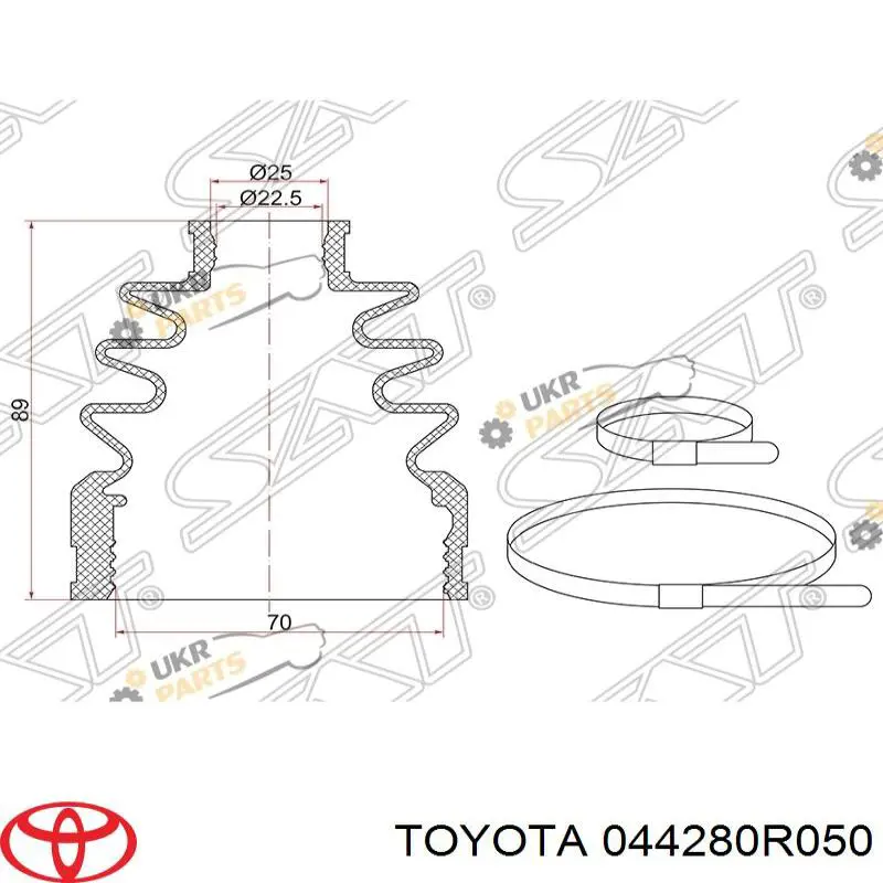 044280R050 Toyota 