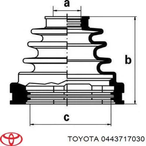 0443717030 Toyota 