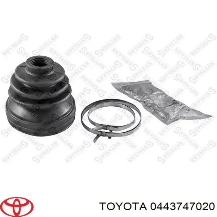 0443747020 Toyota fuelle, árbol de transmisión delantero interior