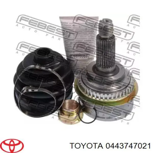 0443747021 Toyota fuelle, árbol de transmisión delantero interior derecho