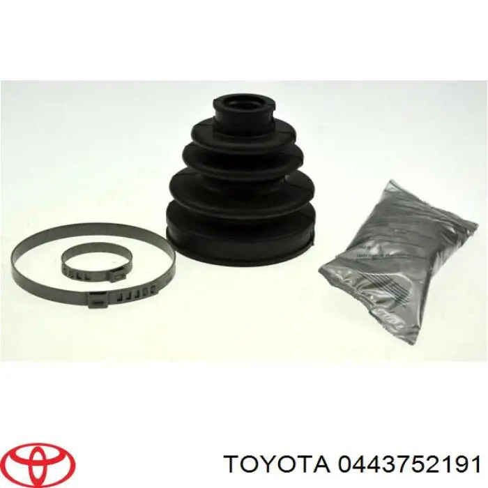 0443752191 Toyota fuelle, árbol de transmisión delantero interior