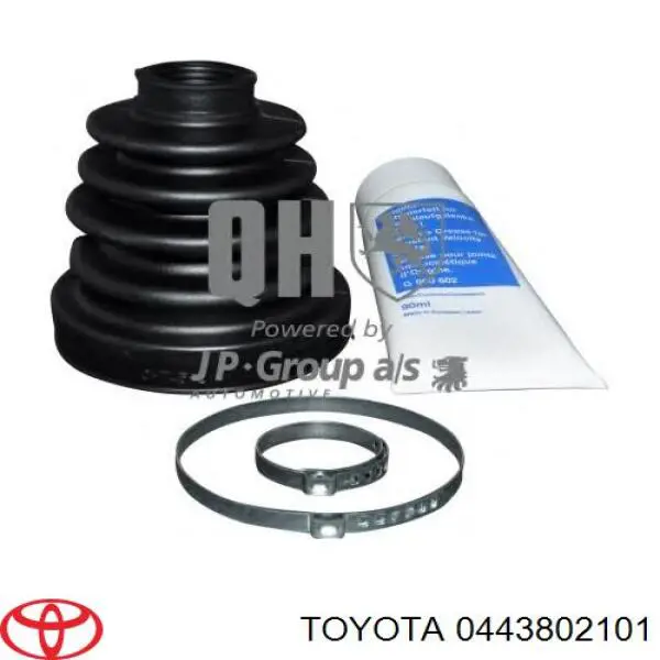 0443802101 Toyota fuelle, árbol de transmisión delantero exterior