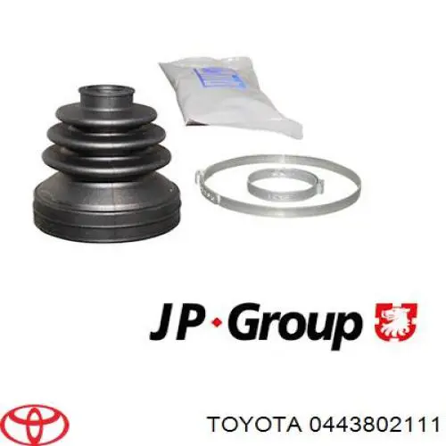 0443802111 Toyota fuelle, árbol de transmisión delantero interior