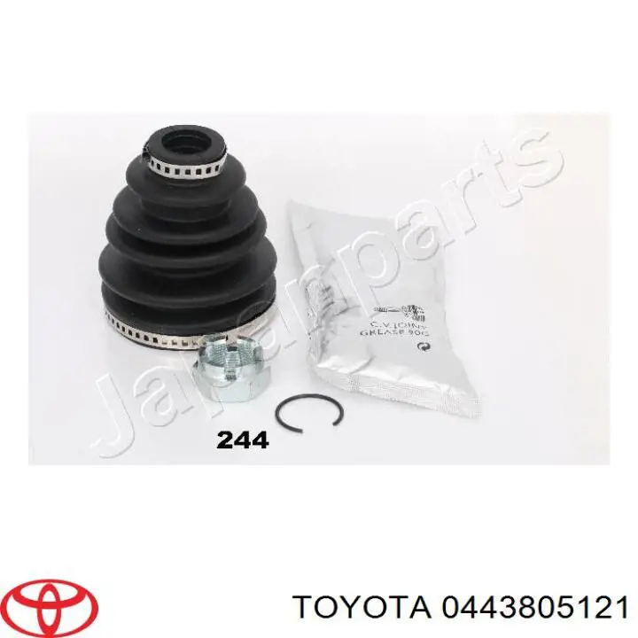 0443805121 Toyota fuelle, árbol de transmisión delantero exterior