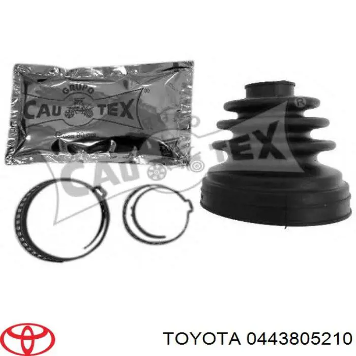 0443805210 Toyota fuelle, árbol de transmisión delantero exterior