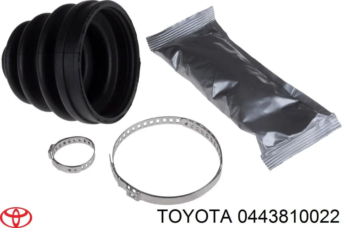 0443810022 Toyota fuelle, árbol de transmisión delantero exterior